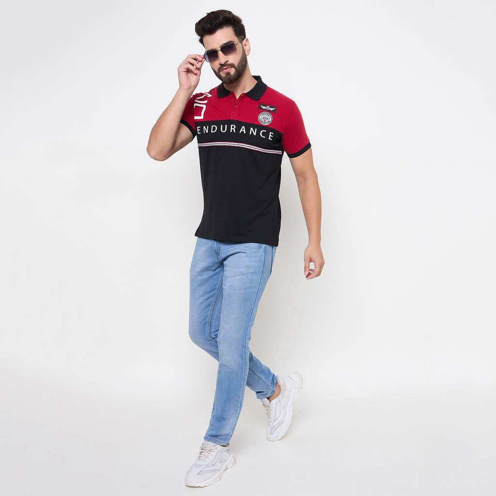 Duke Urban Men Half Sleeve Cotton Tshirt (LF7122)