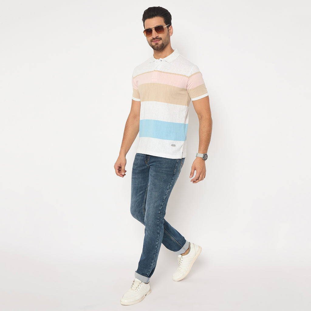 Duke Urban Men Half Sleeve Cotton Tshirt (LF7365)