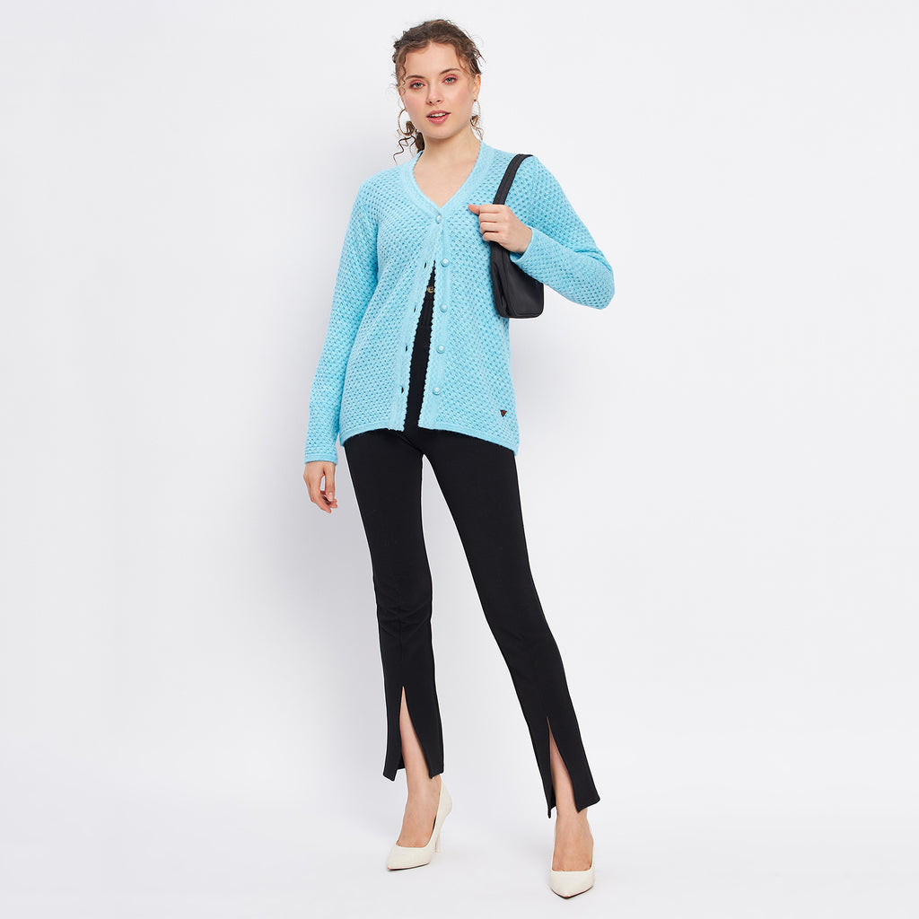 Duke Urban Women Full Sleeve Self Design Cardigan (SDS1135)