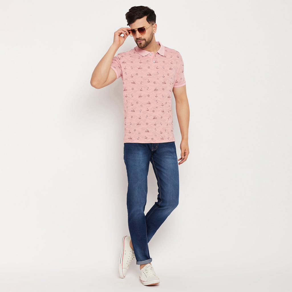 Duke Urban Men Half Sleeve Cotton T-shirt (LF5870)