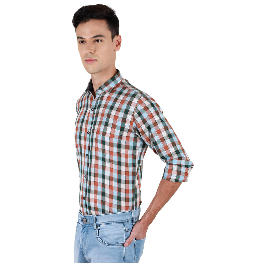 Duke Urban Men Full Sleeve Cotton Shirt (SDO8CKTX)