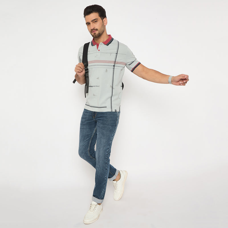 Duke Urban Men Half Sleeve Cotton Tshirt (LF7411)