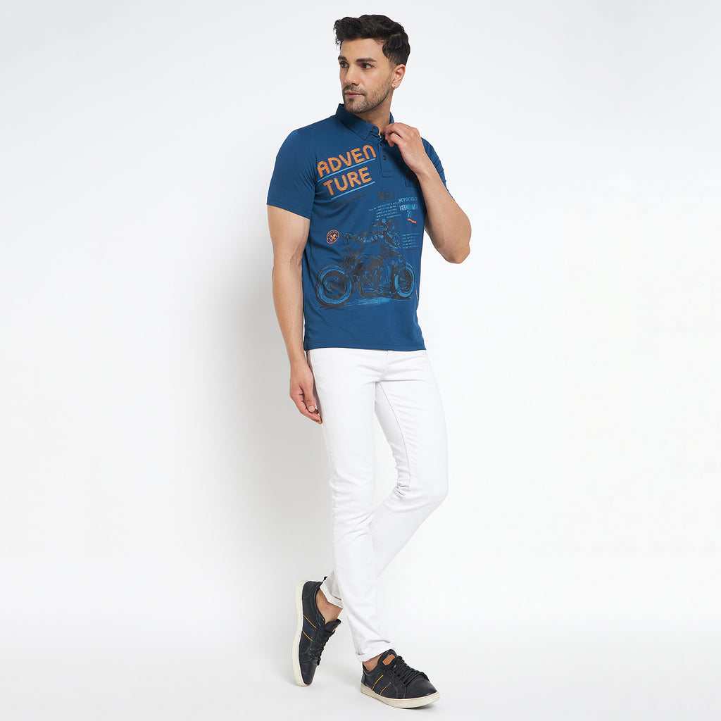 Duke Urban Men Half Sleeve Cotton T-shirt (LF7088)