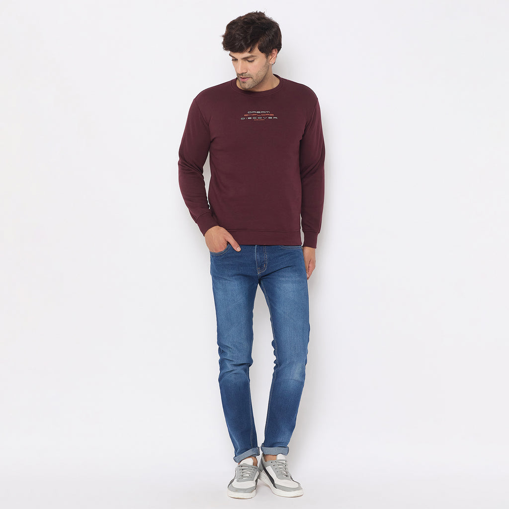 Duke Urban Men Solid Sweatshirt (LF6451)
