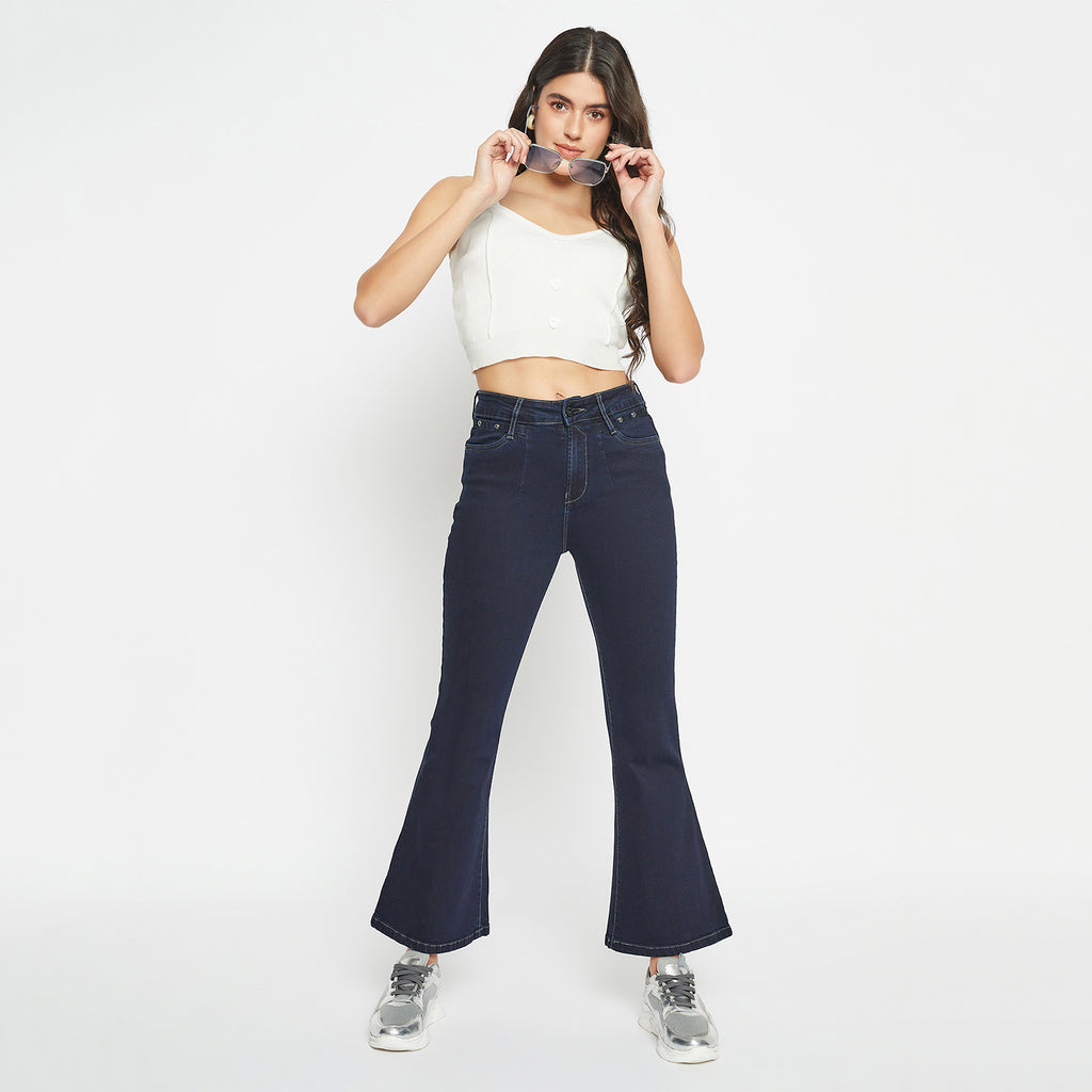 Duke Urban Women Boot Cut Stretchable Jeans (SDD6740)