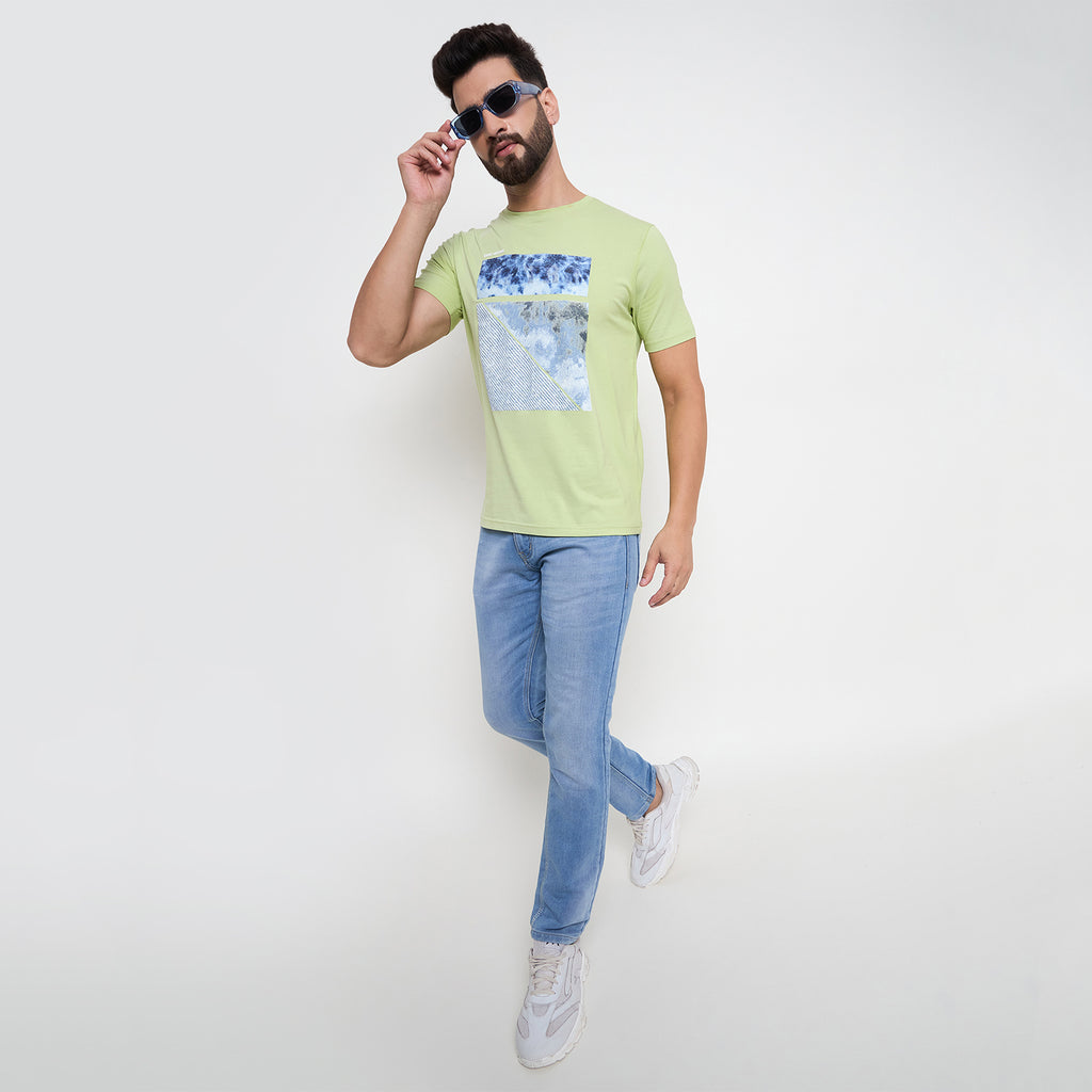 Duke Urban Men Half Sleeve Cotton Tshirt (LF7232)