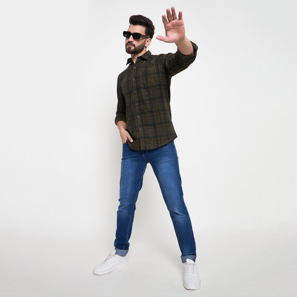 Duke Urban Men Full Sleeve Cotton Shirt (SDO7CKF)