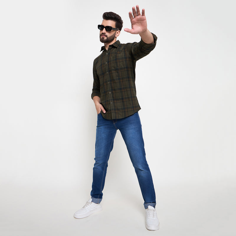 Duke Urban Men Full Sleeve Cotton Shirt (SDO7CKF)