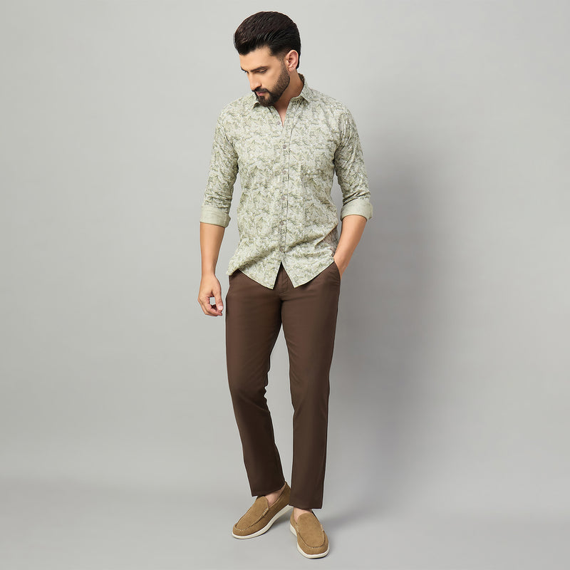 Duke Urban Men Full Sleeve Cotton Shirt (SDO8PRAU)