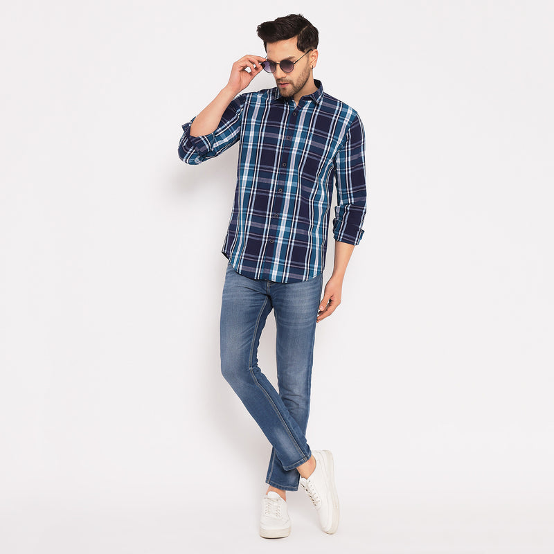 Duke Urban Men Full Sleeve Cotton Shirt (SD5CKR)