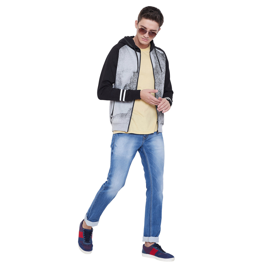 Duke Urban Men Zipper Hooded Sweatshirt (MTLF137)