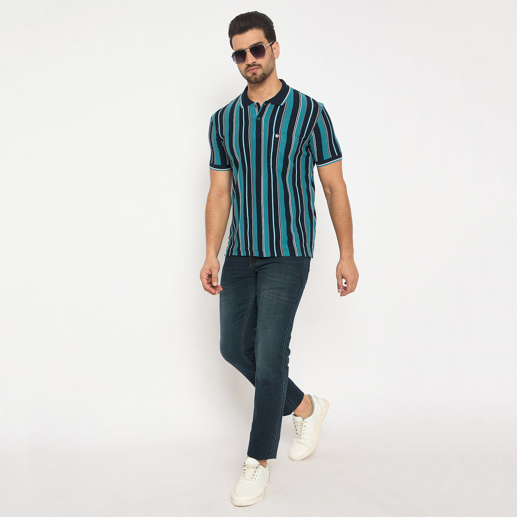 Duke Urban Men Half Sleeve Cotton Tshirt (LF7476)