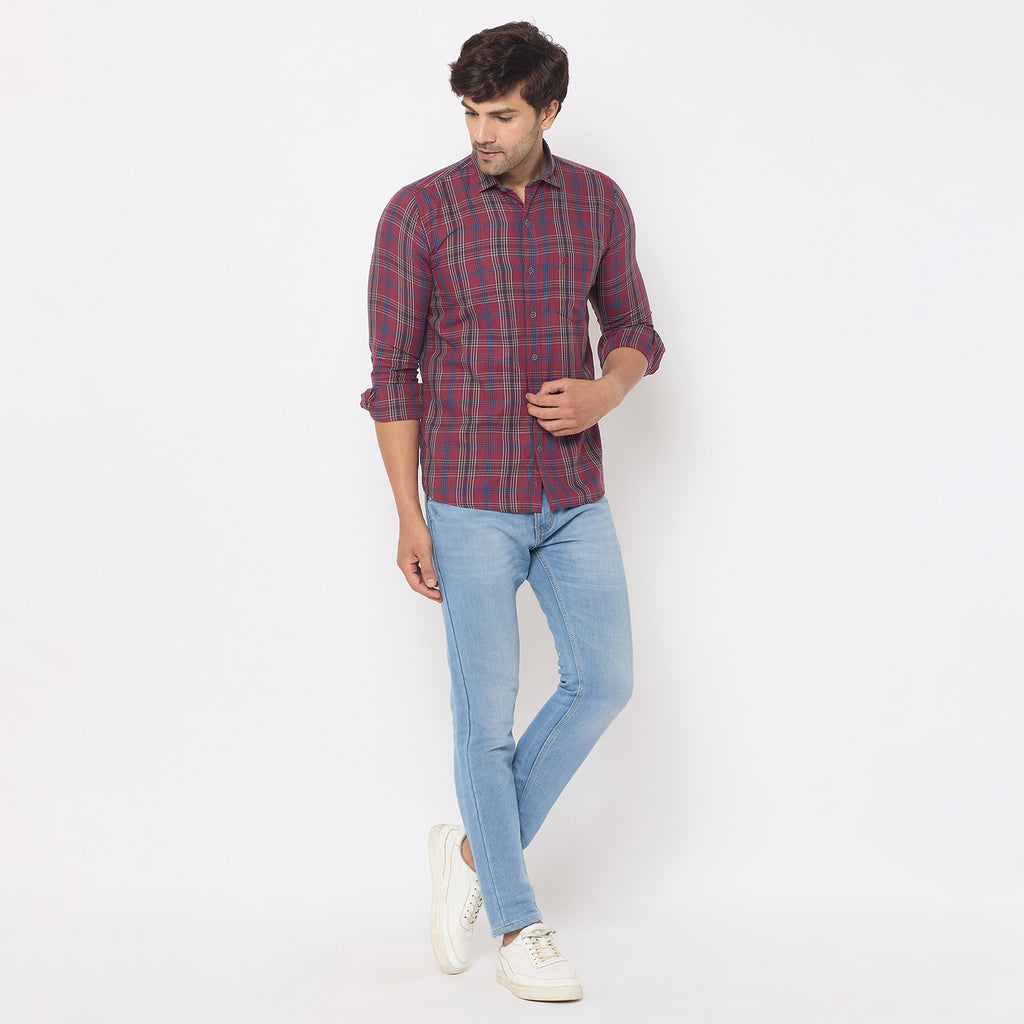 Duke Urban Men Full Sleeve Cotton Shirt (SDO8CKQ)