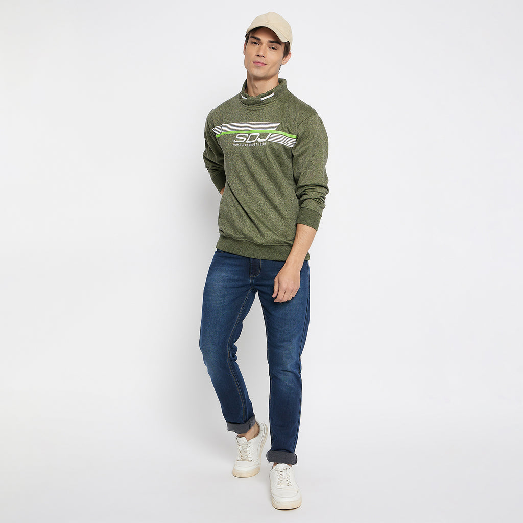 Duke Urban Men Cowl Neck Sweatshirt (LF3813)
