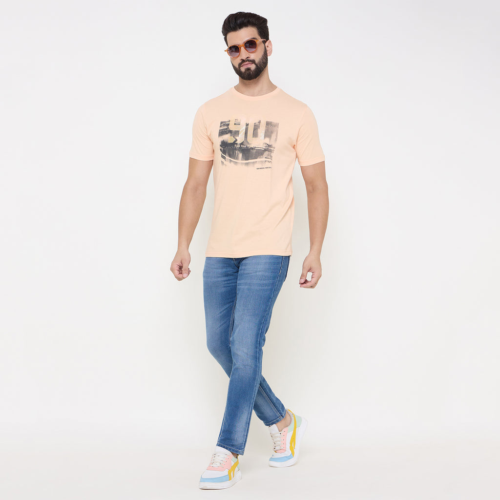 Duke Urban Men Half Sleeve Cotton Tshirt (LF7143)