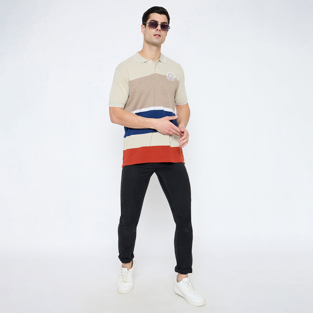 Duke Urban Men Half Sleeve Cotton T-shirt (LF7207)