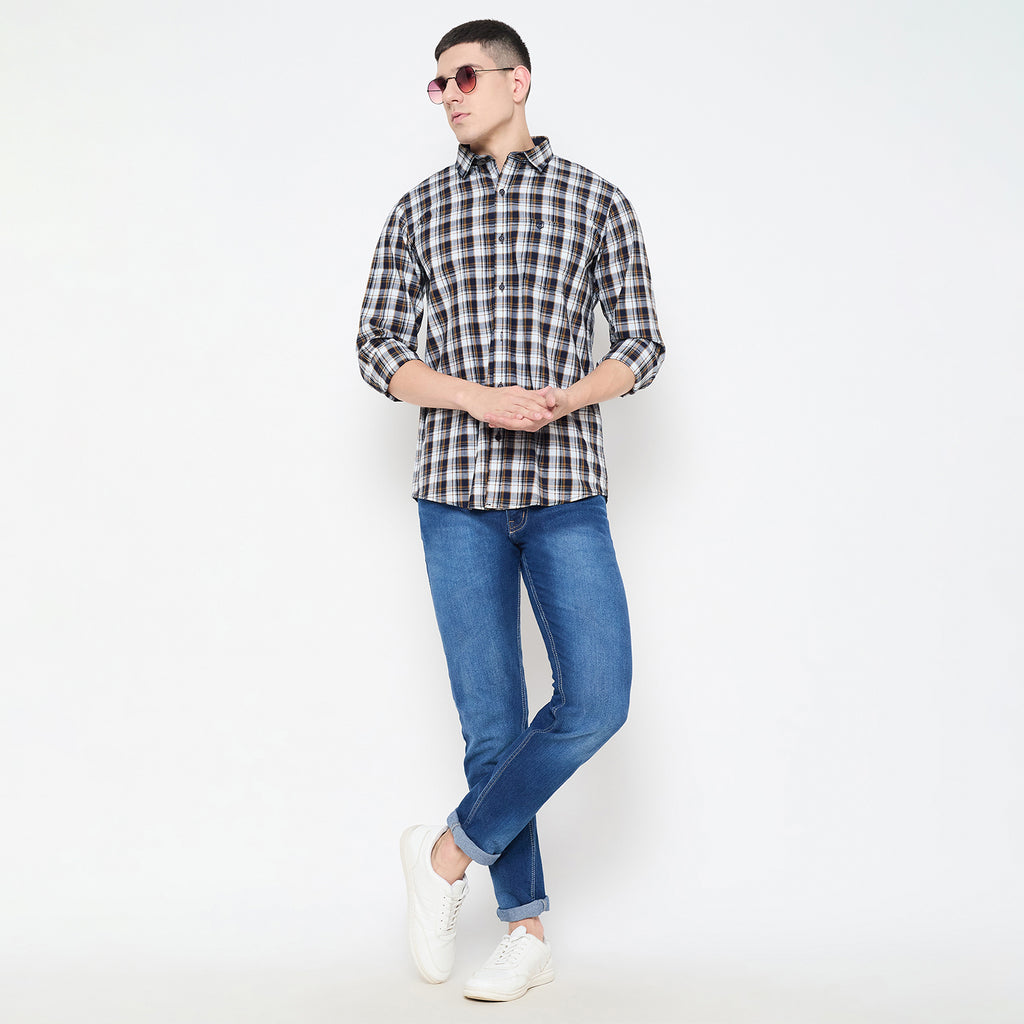 Duke Urban Men Full Sleeve Cotton Shirt (SDO7CKE)