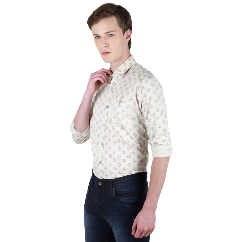 Duke Urban Men Full Sleeve Cotton Shirt (SDO3PRTB)