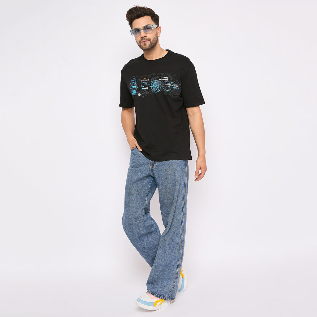 Duke Urban Men Half Sleeve Cotton T-shirt (LF7237S)