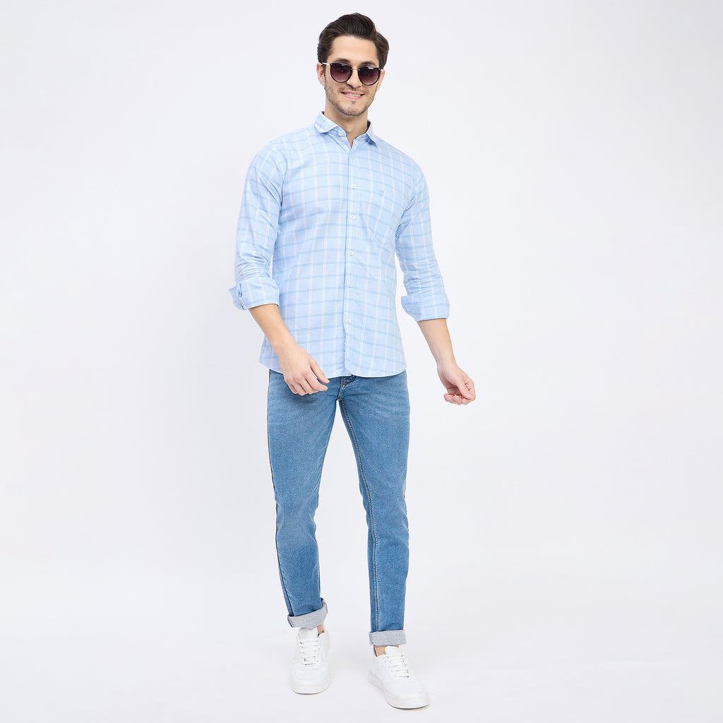 Duke Urban Men Full Sleeve Cotton Shirt (SDO8CKAC)