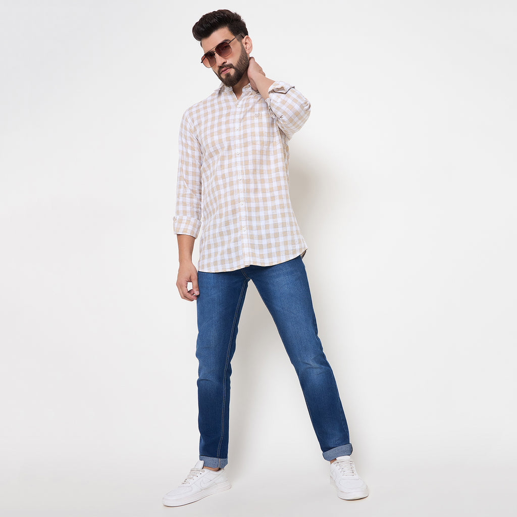 Duke Urban Men Full Sleeve Cotton Shirt (SDO6CKV)