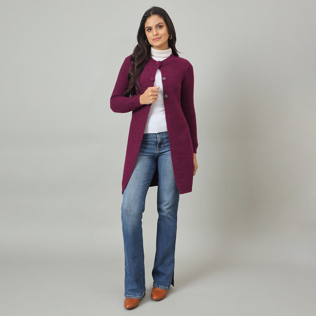 Duke Urban Women Long Coat Regular Sweater (SDS1307)