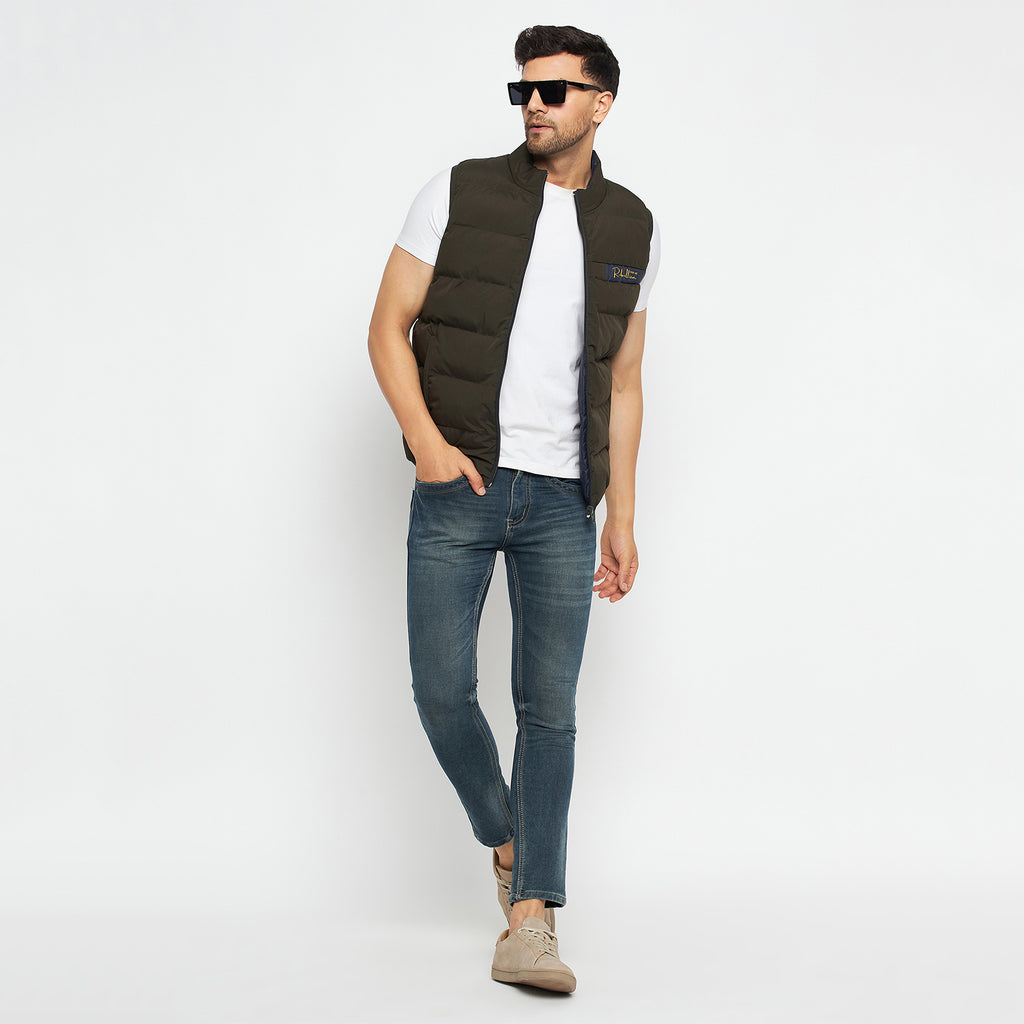 Duke Urban Men Sleeveless Reversible Jacket (SDZ1872)