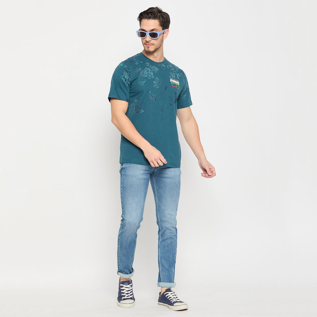 Duke Urban Men Half Sleeve Cotton T-shirt (LF7224)