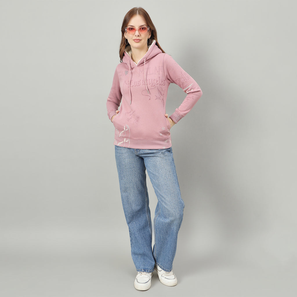 Duke Urban Women Hooded Regular Sweatshirt (LFX962)
