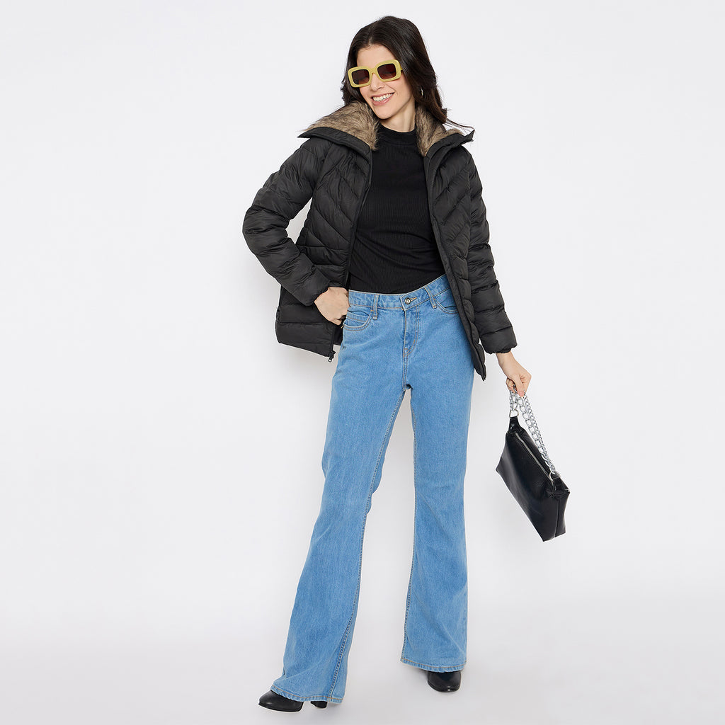 Duke Urban Women Full Sleeve Quilted Jacket (SDZ4168)