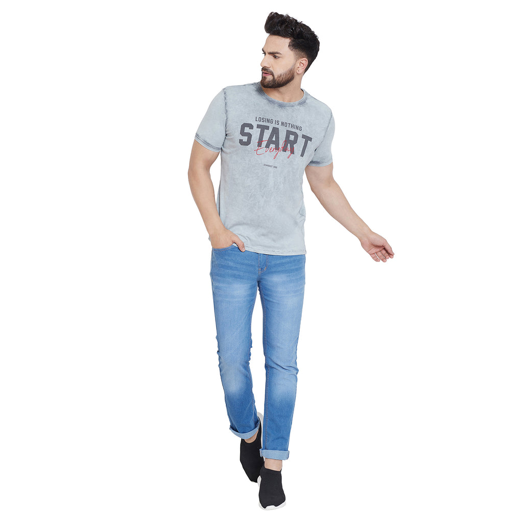 Duke Urban Men Half Sleeve Cotton T-shirt (LF4566)