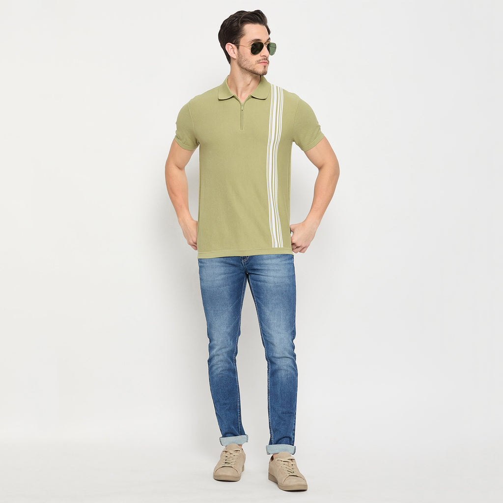 Duke Urban Men Half Sleeve Cotton T-shirt (LF7326)