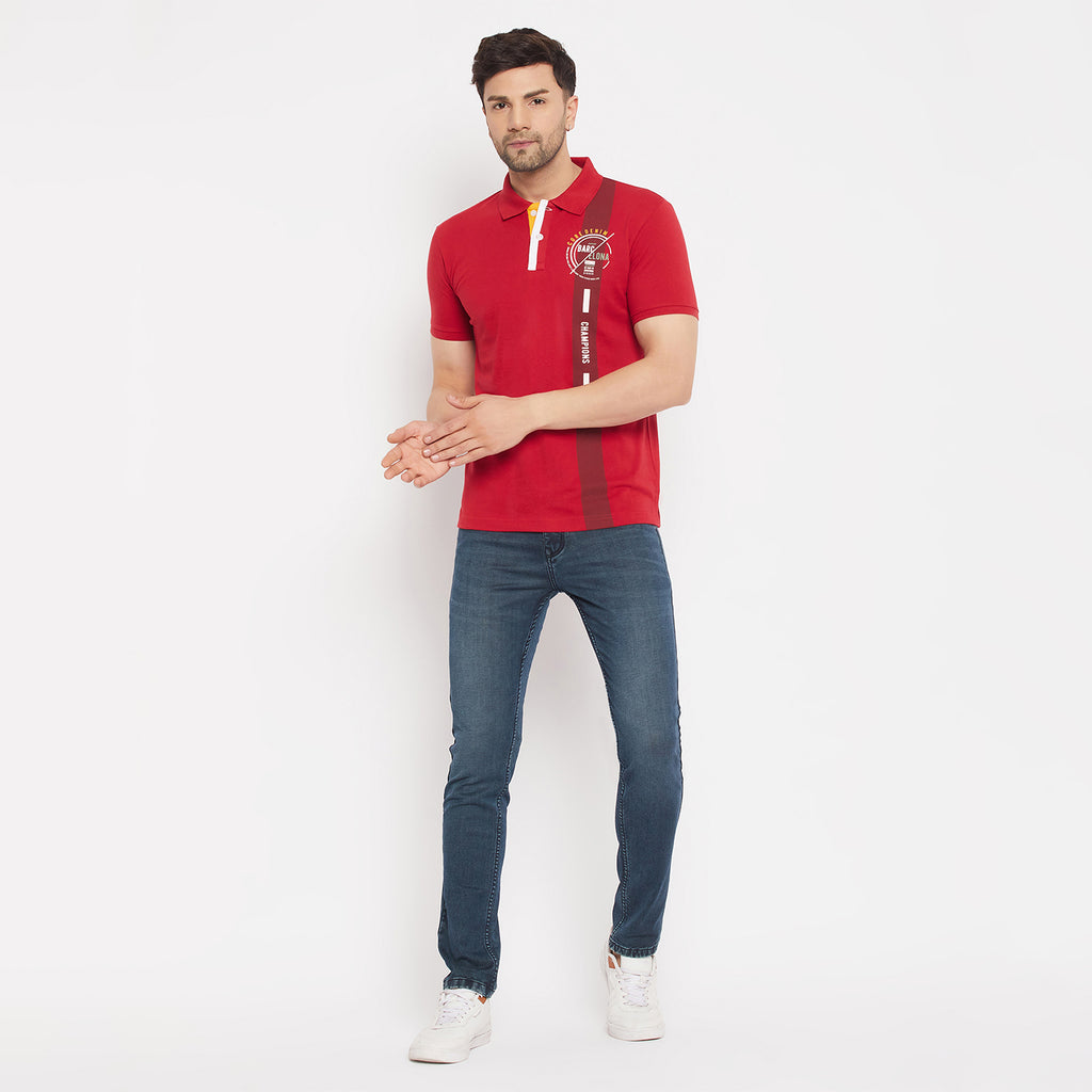 Duke Urban Men Half Sleeve Cotton T-shirt (MLF1130)