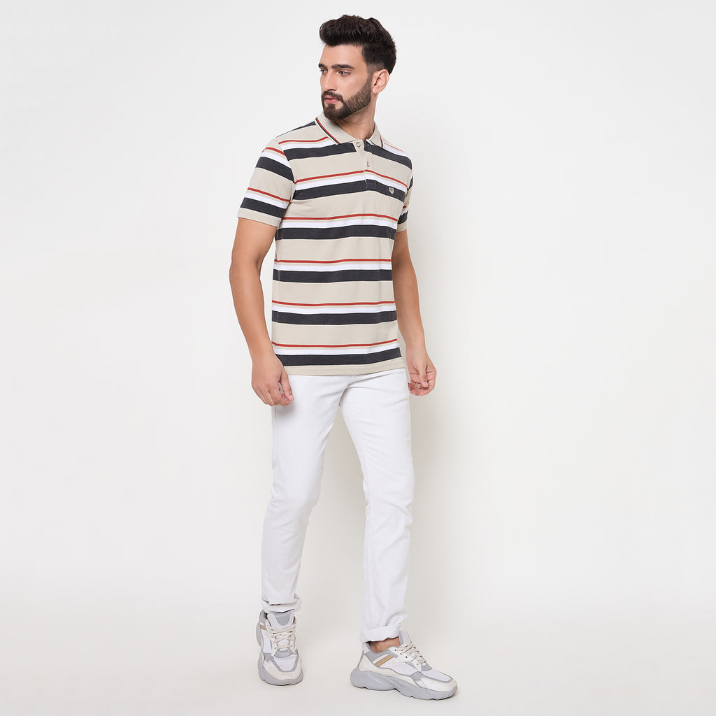 Duke Urban Men Half Sleeve Cotton Tshirt (LF7263)