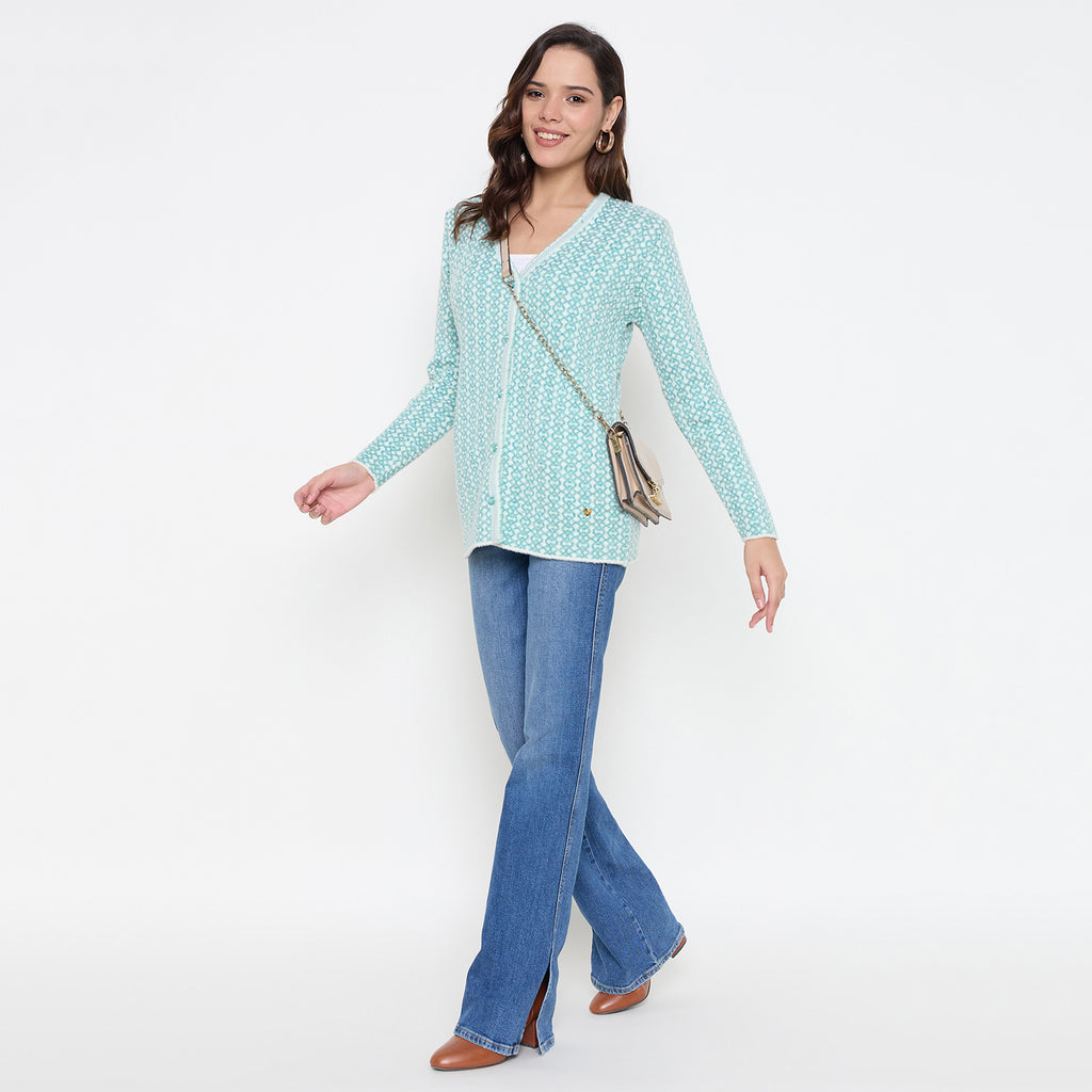 Duke Urban Women Full Sleeve Front Open Cardigan (SDS1361)