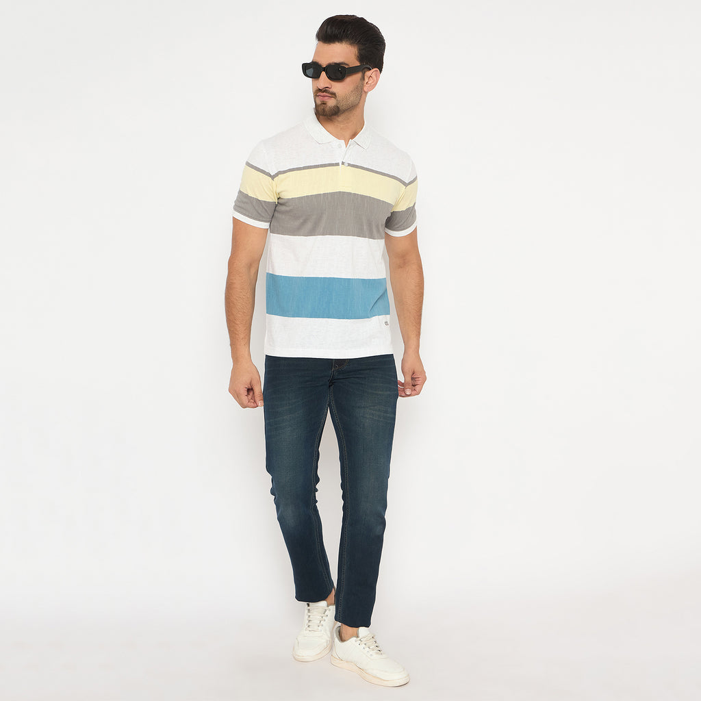 Duke Urban Men Half Sleeve Cotton Tshirt (LF7365)