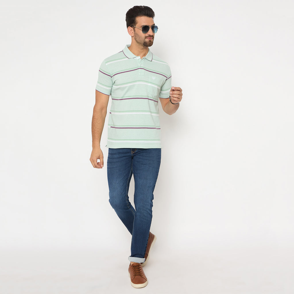 Duke Urban Men Half Sleeve Cotton Tshirt (LF7381)