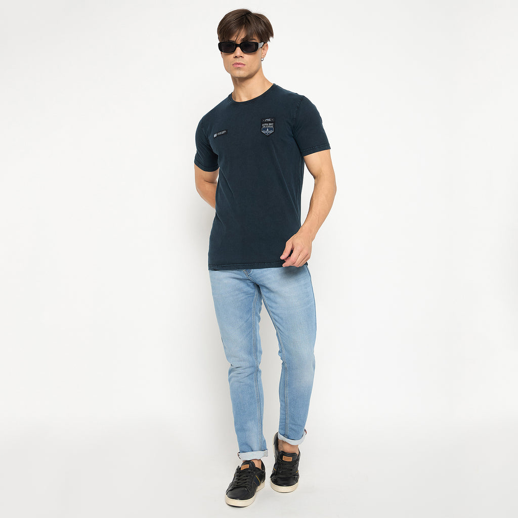 Duke Urban Men Half Sleeve Cotton T-shirt (LF7298)