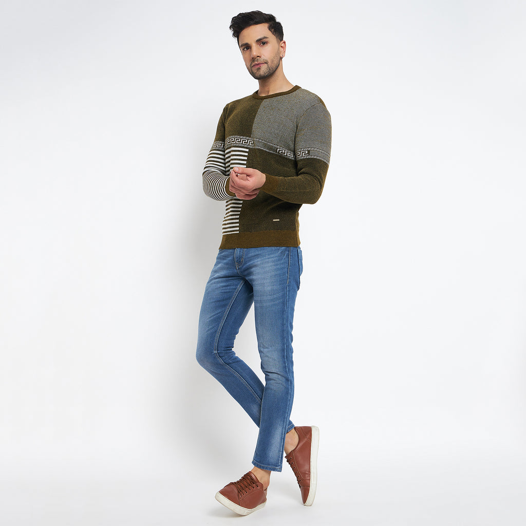 Duke Urban Men Full Sleeve Round Neck Pullover (SDS2117)