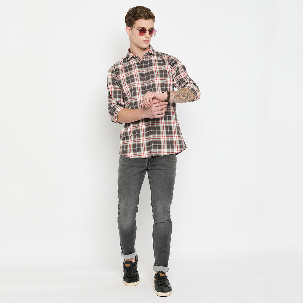 Duke Urban Men Full Sleeve Cotton Shirt (SDO8CKAH)