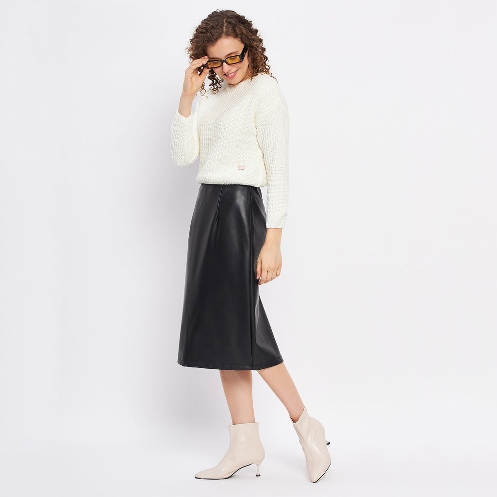 Duke Urban Women Full Sleeve Woven Sweater (LQS9655)