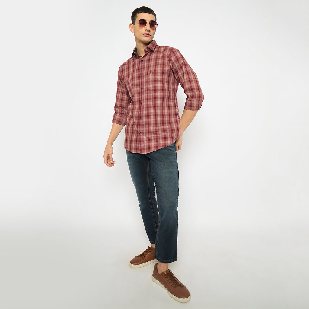 Duke Urban Men Full Sleeve Cotton Shirt (SDO5CKAQ)