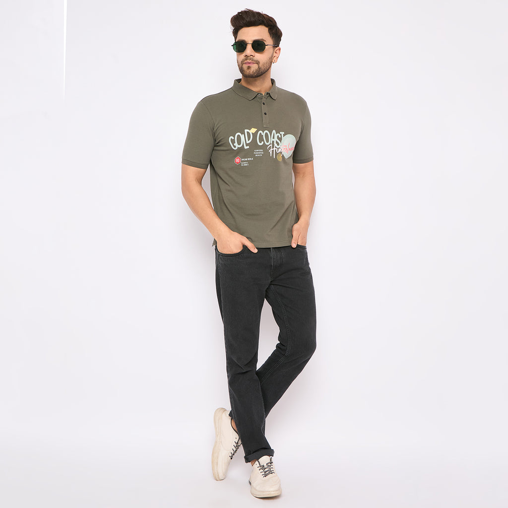 Duke Urban Men Half Sleeve Cotton T-shirt (LF7175)