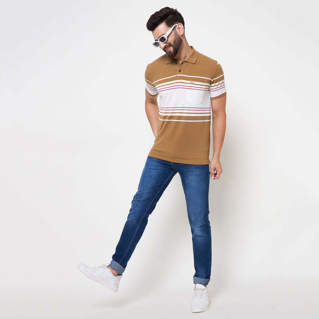 Duke Urban Men Half Sleeve Cotton T-shirt (LF7273)