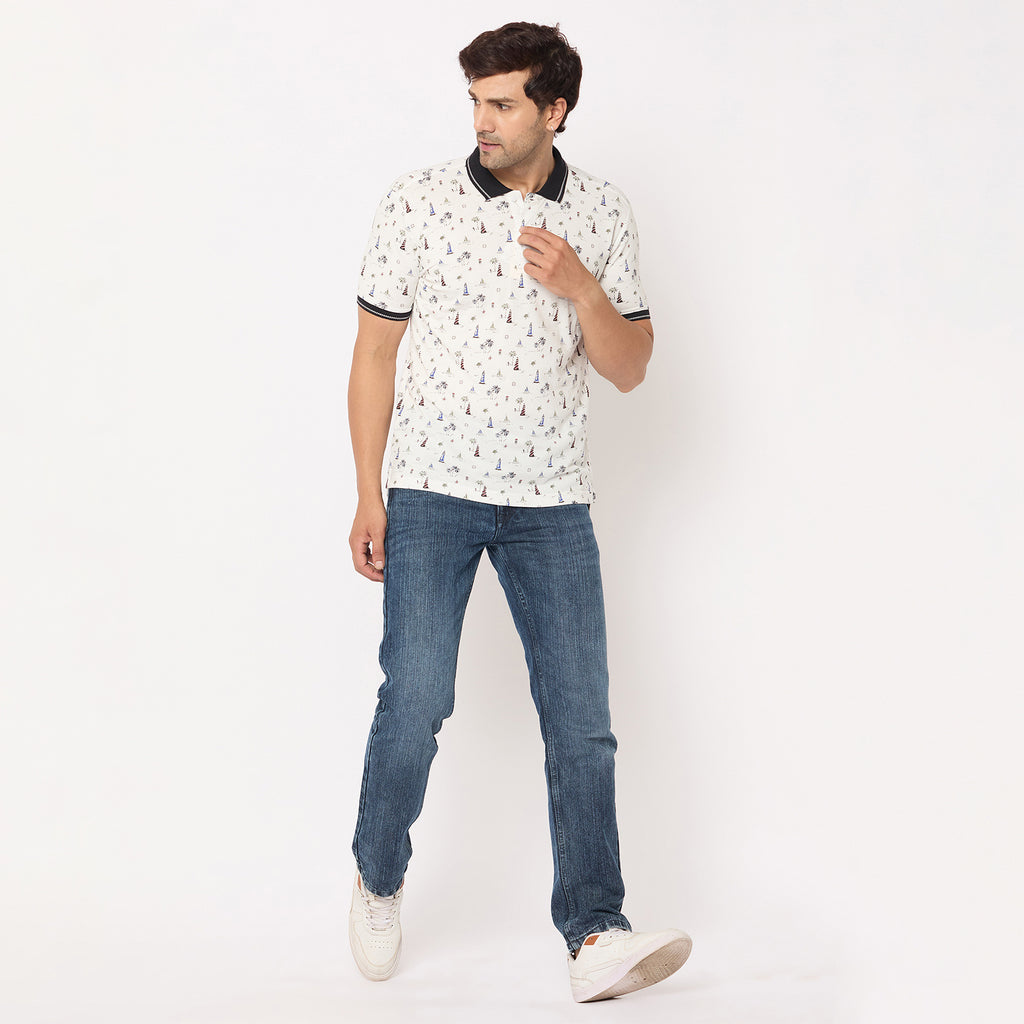 Duke Urban Men Half Sleeve Cotton Tshirt (LF7168)