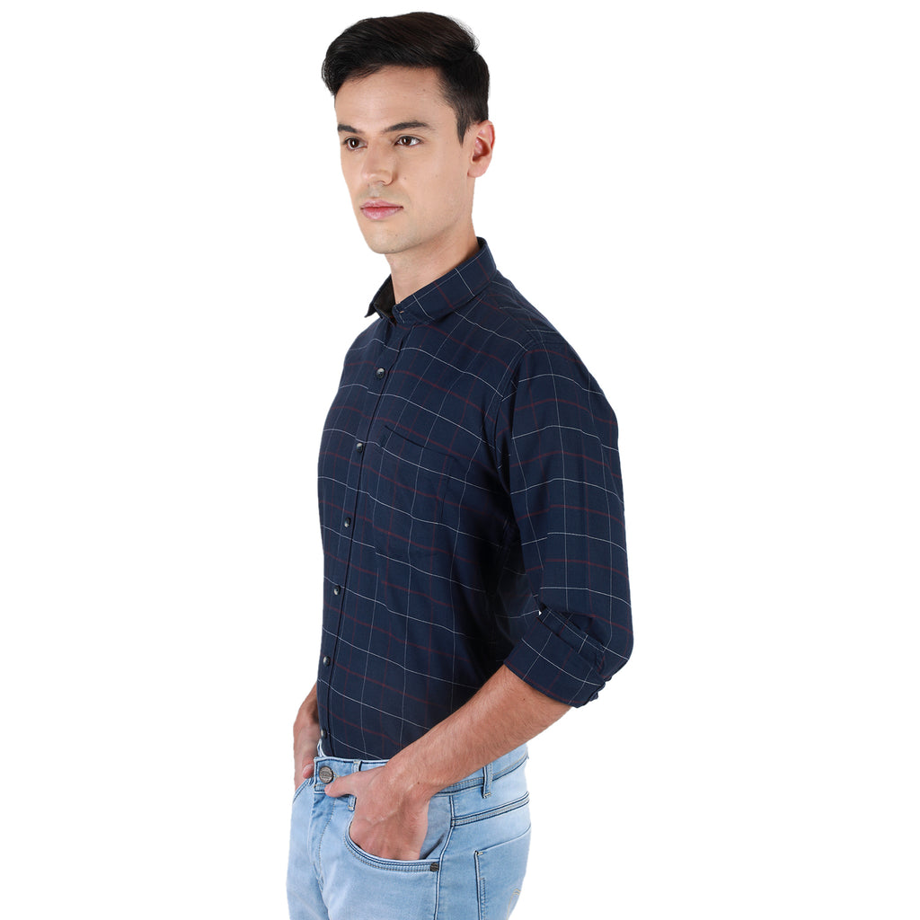 Duke Urban Men Full Sleeve Cotton Shirt (SDO8CKOD)