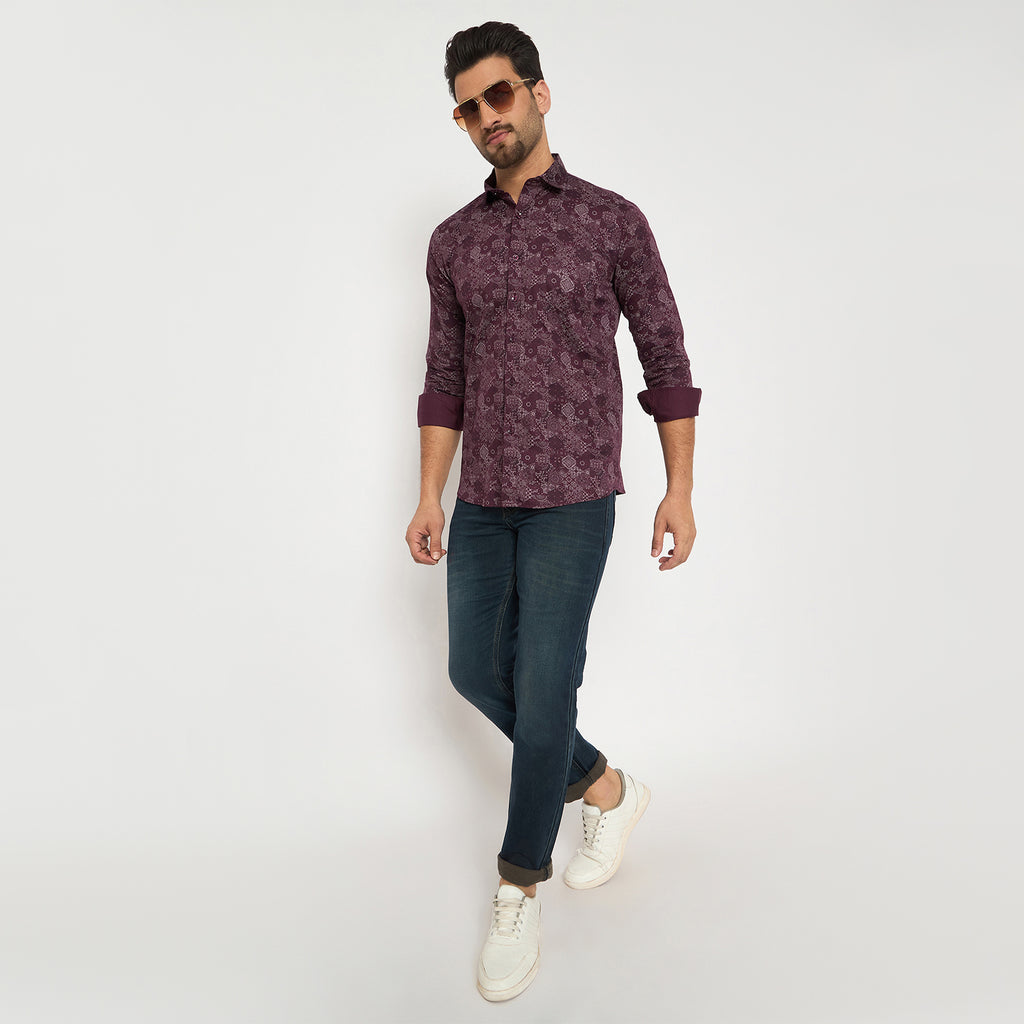 Duke Urban Men Full Sleeve Cotton Shirt (SDO8PRAV)