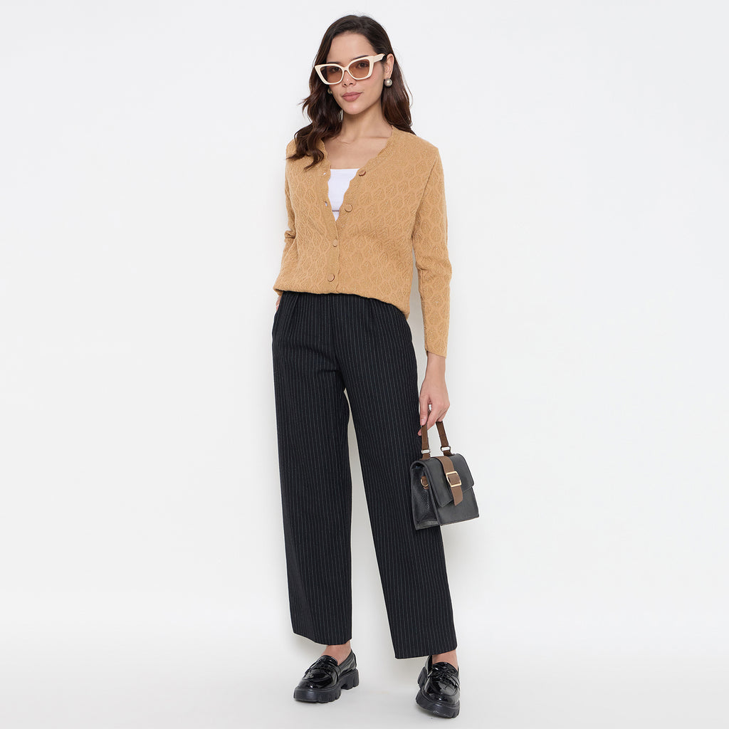 Duke Urban Women Full Sleeve Front Open Sweater (SDS1340)