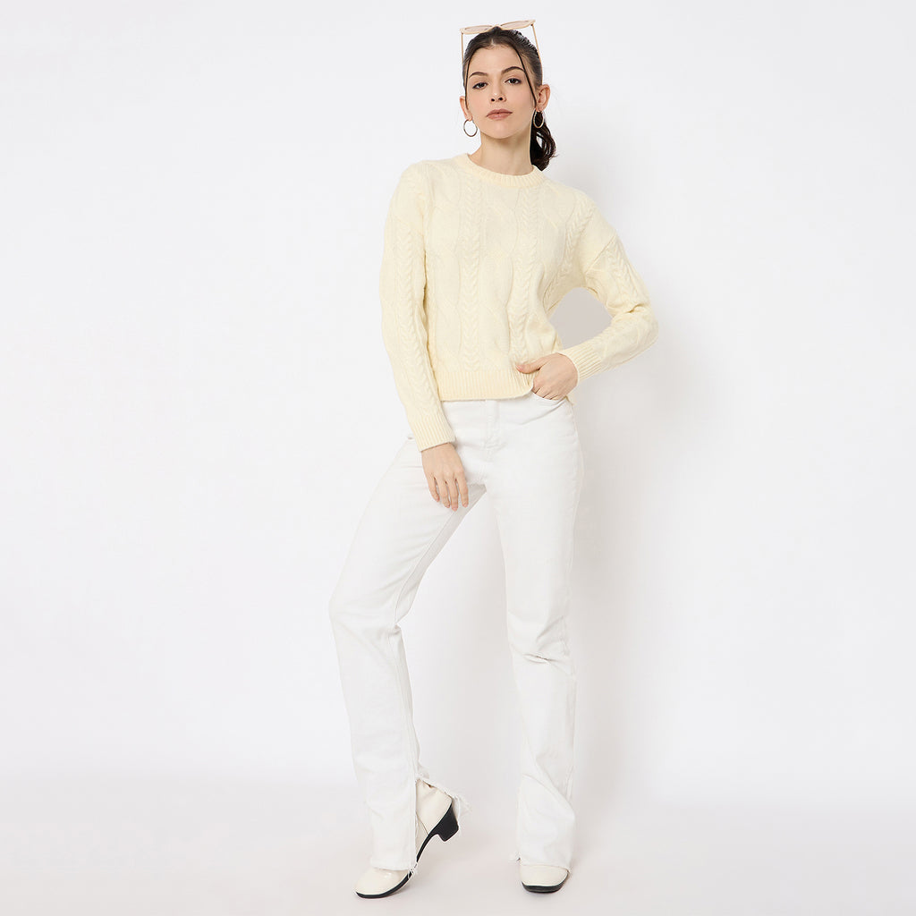 Duke Urban Women Full Sleeve Round Neck Pullover (SDS1369)