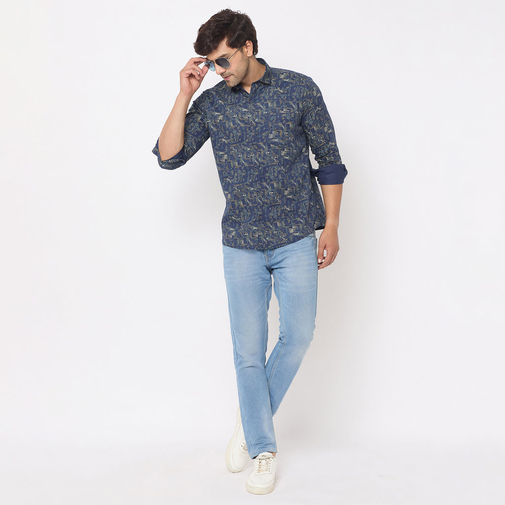 Duke Urban Men Full Sleeve Cotton Shirt (SDO8PRE)